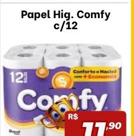 Papel Higiênico Comfy c/12