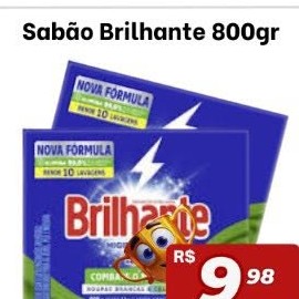 Sabão Brilhante 800g